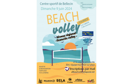 BEACH - DIMANCHE 9 JUIN - LICENCIES - NIVEAU REGIONAL