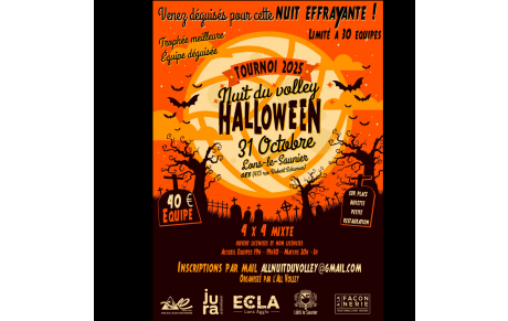 Tournoi Nuit du Volley Halloween